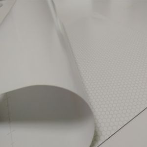 Class RA2 Glass Beads Honeycome Reflective Sheeting For Traffic Signs Barrier