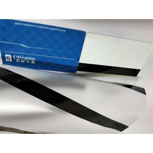 PVC Coated Overlay LOCO Magnetic Stripe Coated Film For ID Card