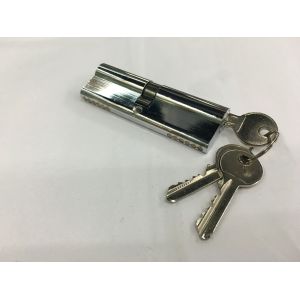 95mm(45*50) Double Zinc Cylinder with 3 iron normal keys Surface finish CP