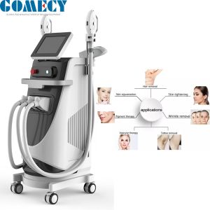 Skin Treatment Laser Machine 3 In 1 IPL RF Nd Yag Laser Hair Removal Machine For