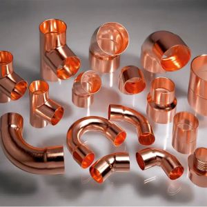 1/4" Copper Elbow Tee Connector For Air Conditioner Refrigerator