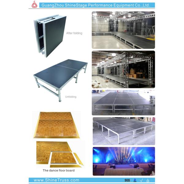 Buy adjustable portable stage platform, event stage platform at wholesale prices