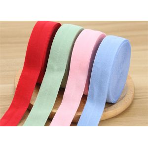Flat Sewing Foldable Elastic Band / Spandex Folding Soft Elastic Band