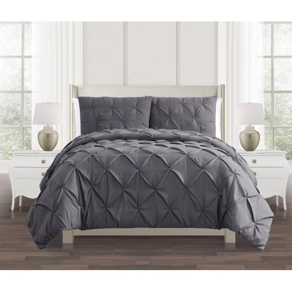 Buy King Size Pinch Microfiber Cover with Corner Ties and Hypoallergenic Material at wholesale prices