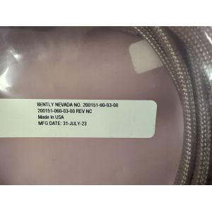 200151-60-03-00 Bently Nevada Accelerometer Cable