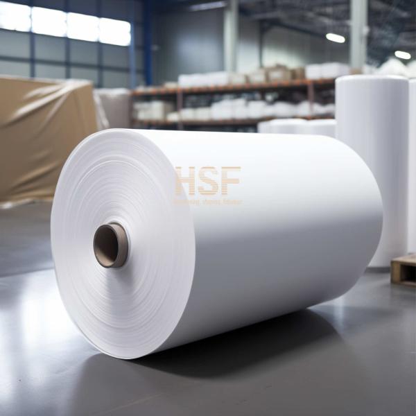 Buy Opaque White 60 micron High Density Polyethylene Film For Packaging at wholesale prices