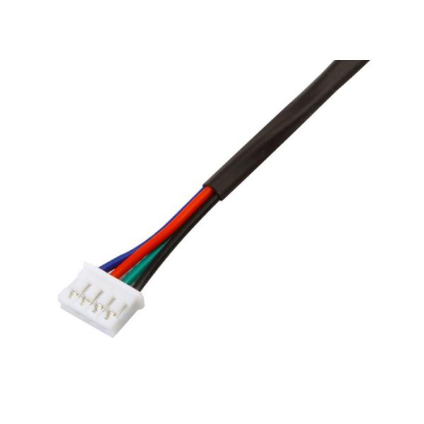 Rectangular Electrical Wiring Harness Red Color Crimping Processing Way High