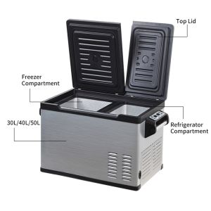 Grade 1 Energy Efficiency Rating 30L Portable Mini DC Car Fridge for Off Road