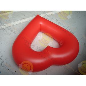 Party Inflatable Advertising Helium Balloons Attractive Red Love Shaped
