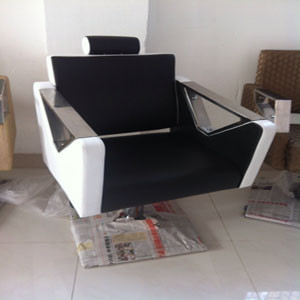 hair salon furniture , stainless steel armrest , hydraulic chair C-002