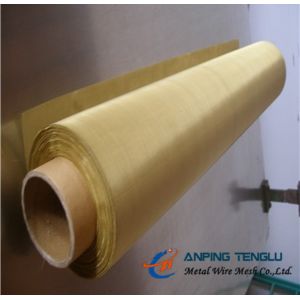 250mesh, 300mesh, 325mesh, 400mesh, 500mesh Twill Weave Brass Wire Mesh