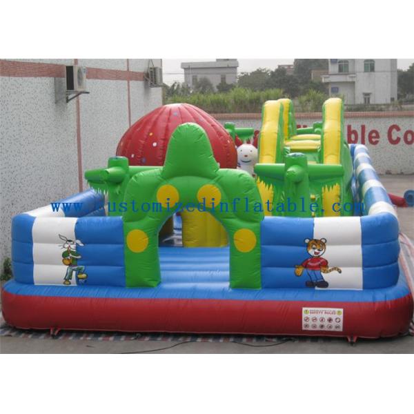 Kids Inflatable Amusement Equipment / Commercial Inflatable Bouncers For Learning Center