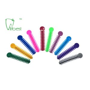 Rubber Chain Code Dental Orthodontic Ligature Ties