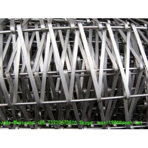 Stainless Steel 304 316 Flat Wire Conveyor Belt, Firm Structure and High