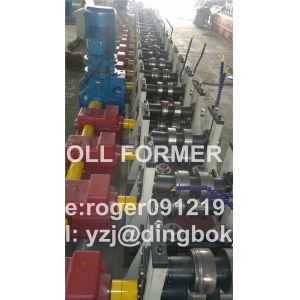 Solar Photovoltaic Purlin Roll Forming Machine With Punching Device