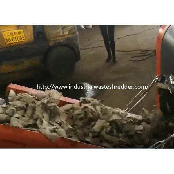 Jumbo Bags Rag Cutting Machine For Ton Bags / PP Big Bags Strong Power