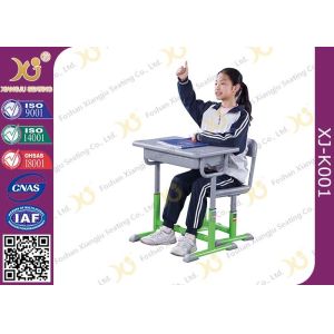 Hollow Polethylene Top Desk And Chair Set For Students , 5 Years Warranty