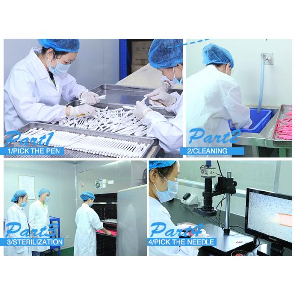 Individual Medical Packing Disposable Microblading Pen With 18U Blade / Brushes