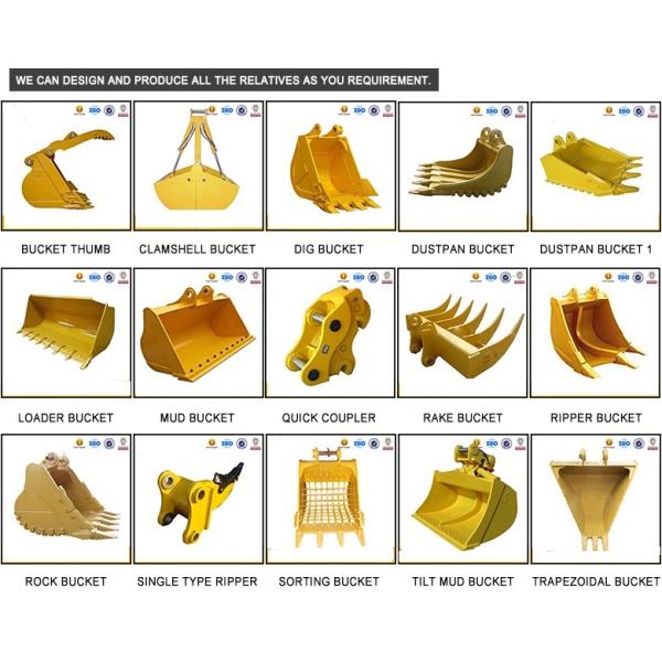 Orange Prentice Log Loader Grapple Cable Rope Stone Bucket Excavator Grab Bucket Hydraulic Scrap Bucket