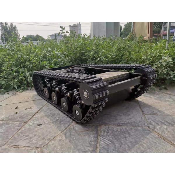 Climbing Stair Gardening Rubber Track Undercarriage 100KG Load With Steel Box