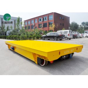 Low Bed 30t Heavy Load Battery Powered Rail Flat Transfer Platform Trolley