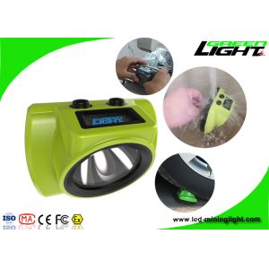 Oled Screen Led Headlamp Mining Hard Hat Lights Lithium Battery 6.8Ah 18000lux