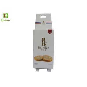 Dessert POP Cardboard Display Bin , Custom Product Packaging With Caster