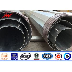 Electric Lattice Masts Steel Power Transmission Poles Galvanized Wind Proof