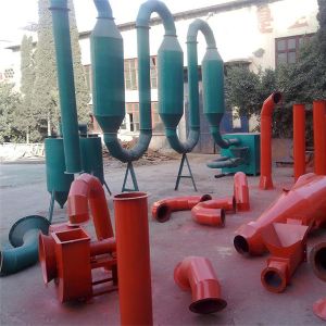 800kg h Hot Air Instantaneous Drying Sawdust Wood Chip Dryer Machine