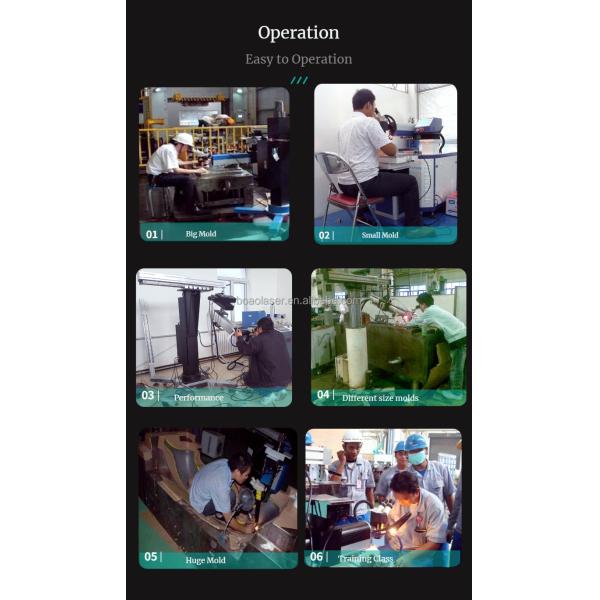 CW Fiber Metal Mold Laser Welding Machine 1000W 1500W 2000W For Mould Repair