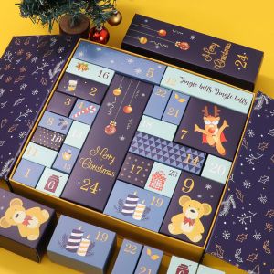 Cardboard Paper Box Christmas Recycled Calendar Gift Boxes