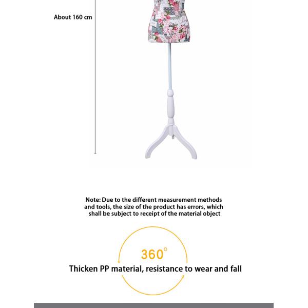 Factory direct sales foam cloth female model clothing display props bust printed linen cloth pin-inserable cloth