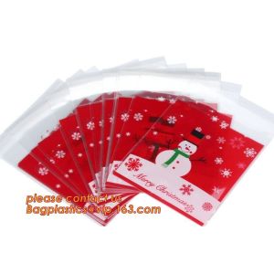 Various Styles Christmas Santa Claus moose Snowman self-adhesive Cookie