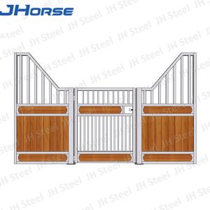 Luxury Prefab Used Bamboo Wooden Horse Stable Stall Front Panel