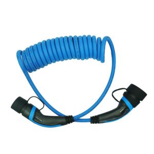 Spiral Car Charging IP55 16A Male To Female Connector