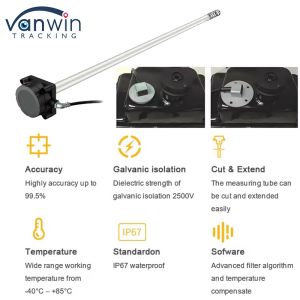 Oil Level Gauge Diesel Generator Fuel Tank Level Real Time Oil Monitoring Sensor