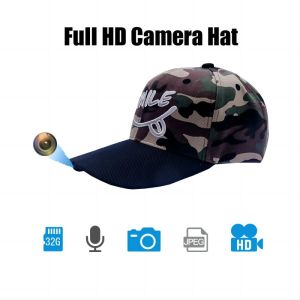 2K Sport Action Hidden Camera Hat APP Control With 1000mah Rechargable Battery