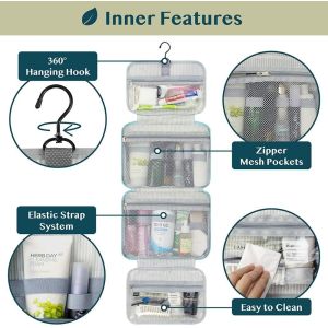 Waterproof Lightweight Durable Lager Capacity Toiletry Bags With Handle