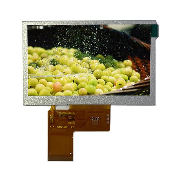 IPS 4.3 Tft Lcd Touch Screen 800xRGBx480 40PIN 350 Bright 4.3 Inch Tft Lcd