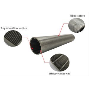 Johnson Stainless Steel Well Screens , Wire Cylinders And Tubes Filter