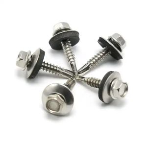 Point Type Hex Nut Screws Stainless Steel Metal Construction For Precise
