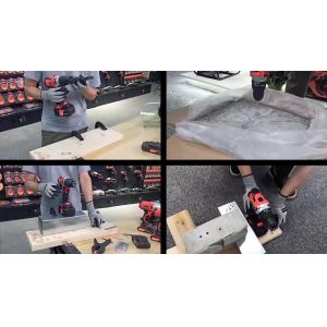 20V 1/2" Brushless Drill Driver Kit Cordless Battery Drill Set Handheld Power