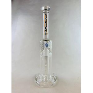 18Inch Glass Smoking Pipe Double Perc Glass Straight Tube