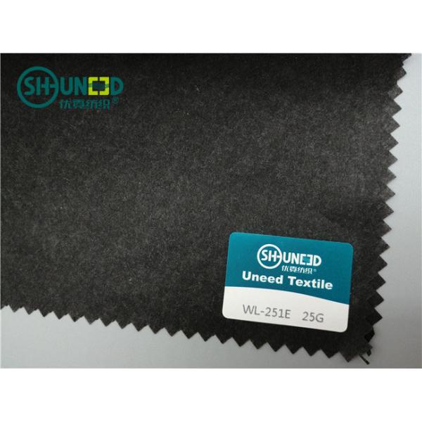 Easy Tear Away Embroidery Backing Fabric Wet Laid Non Woven Fabric Black Color