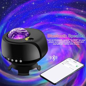 2022 Newest Galaxy Music star Projector Lamp Romantic Nebula Aurora Starry