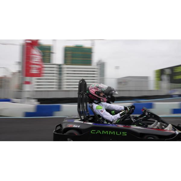 Children Racing 3000RPM Indoor Electric Go Kart 32km/h For Adults