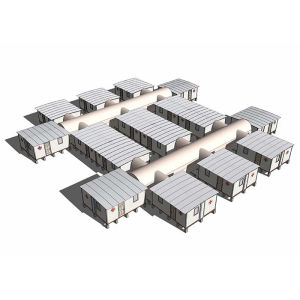 Sandwich Panel Isolation Room Customize Well Insulated Prefab House Modular