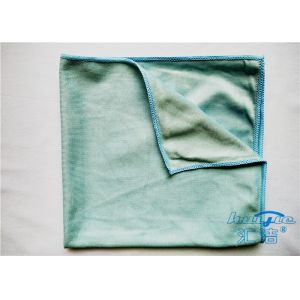Porcelain Microfiber Glass Cleaning Cloth No Fading , Microfiber Polishing