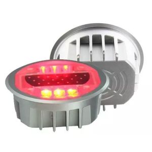 Round Solar Powered Flashing Aluminum Light Solar Led Road Stud
