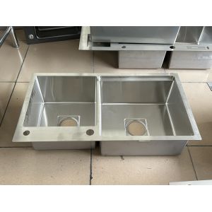 Premium Thick - Gauge Stainless Steel Double - Basin Sink